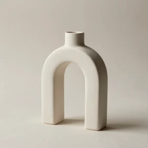 Minimalist Arch Ceramic Vase