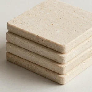 Raw Travertine Stone Coasters